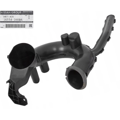 NISSAN JUKE F15 1.6 B 10- REZONATOR DOLOT RURA OBUDOWA FILTRA OE 16554-1KK0A